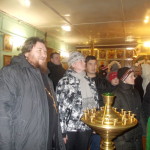 наши гости в храме прп. Сергия Радонежского.