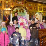 Детский сад "Березка" в гостях у батюшки в Пасхальную Седмицу