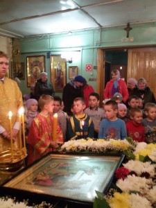 Светлая седмица. Пятница. Водосвятный молебен пред иконой Божией Матери "Живоносный источник"